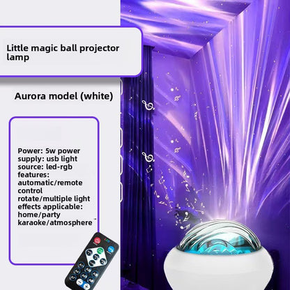 GalaxyAura? Star Projector Lamp ? 360� Night Sky LED Light