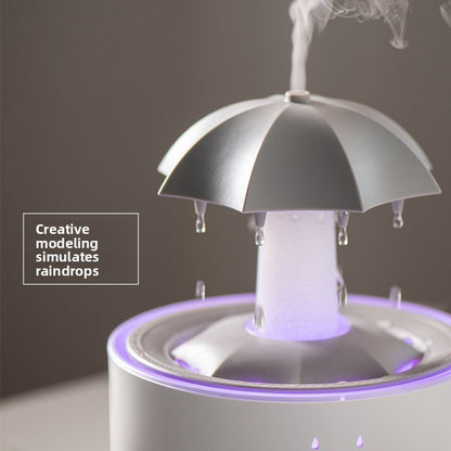 RainGlow? Colorful Raindrop Aromatherapy Diffuser ? LED Mist Humidifier