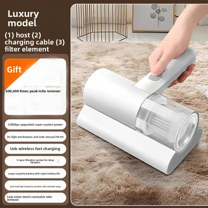 PureRest? Wireless UV Bed Vacuum Cleaner ? Deep Mattress & Sofa Sanitizer