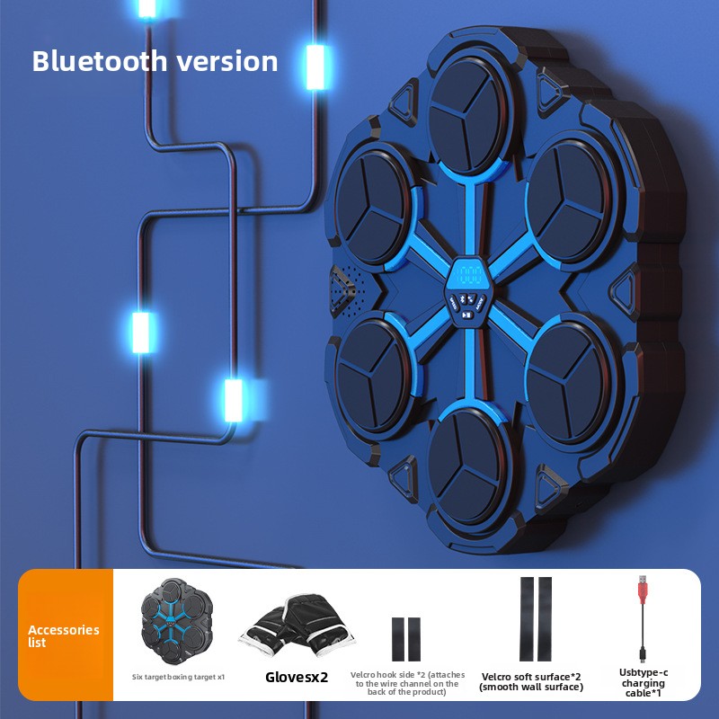 Smart Music Boxing Machine ? Bluetooth Wall Training Pad