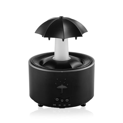 RainGlow? Colorful Raindrop Aromatherapy Diffuser ? LED Mist Humidifier