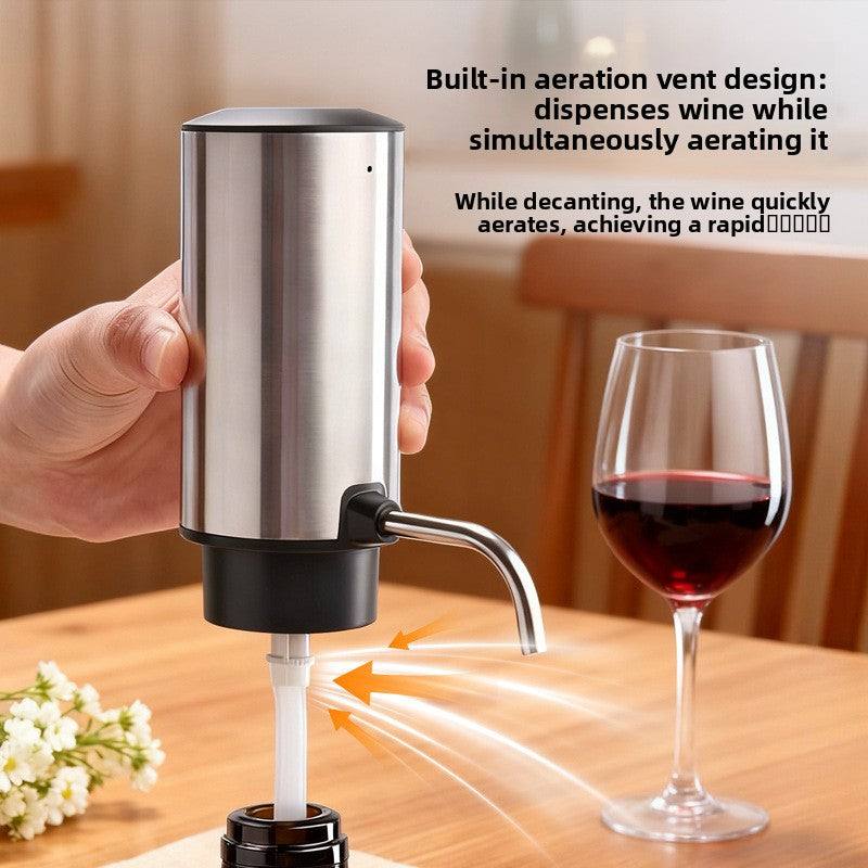 Electric Wine Dispenser & Aerator ? Automatic One-Touch Pouring System