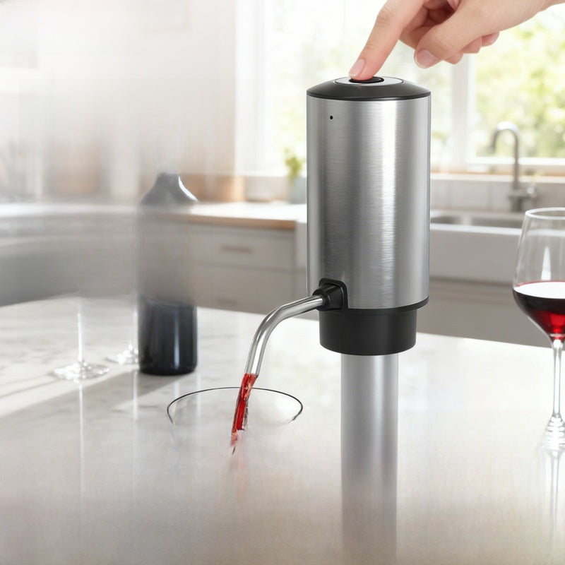 Electric Wine Dispenser & Aerator ? Automatic One-Touch Pouring System