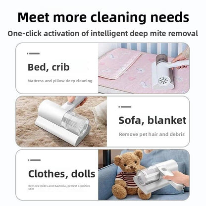 PureRest? Wireless UV Bed Vacuum Cleaner ? Deep Mattress & Sofa Sanitizer