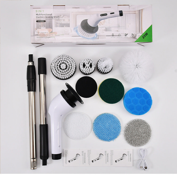 HydroSpin? Electric Car Wash Brush ? 360� Power Cleaning System