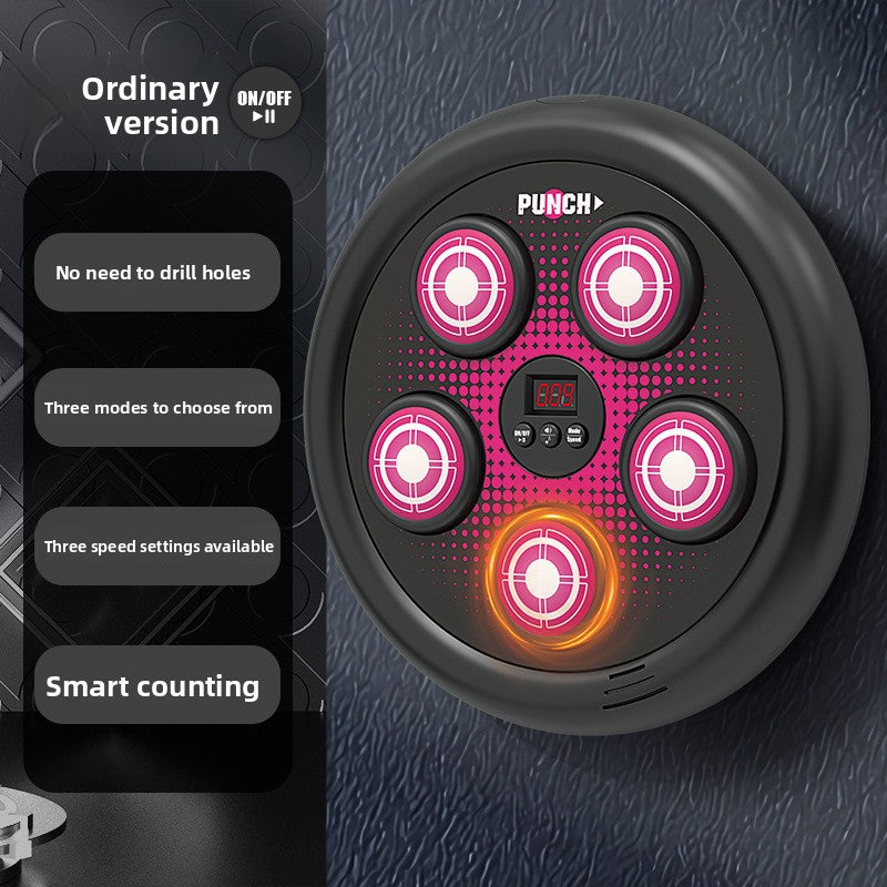 Smart Music Boxing Machine ? Bluetooth Wall Training Pad