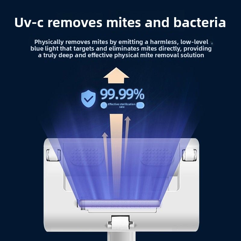 PureRest? Wireless UV Bed Vacuum Cleaner ? Deep Mattress & Sofa Sanitizer